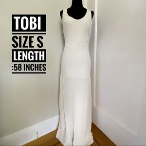 Open back cut out maxi dress / casual / wedding